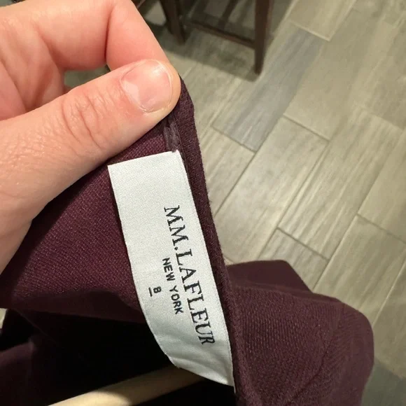 MM Lafleur Eggplant Purple Ellis Dress - Picture 5 of 6